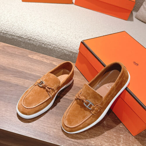 Hermes Lgnacio Men's Women's Light Yellow Casual Shoes - Image 6