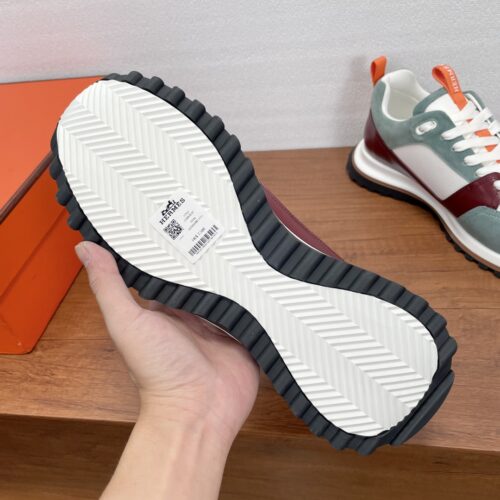 Hermes Le Sneakers White/Blue Men’s Shoes - Image 5