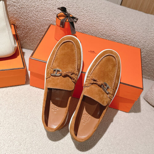 Hermes Lgnacio Men's Women's Light Yellow Casual Shoes - Image 5