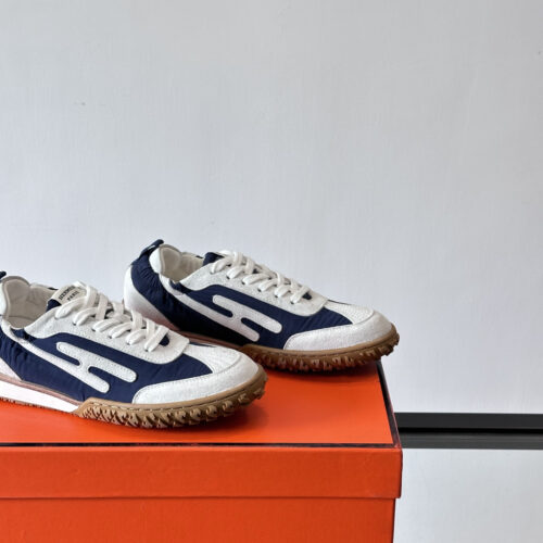 Hermes Jet White/Blue Sneakers for Men’s Women’s Shoes - Image 5