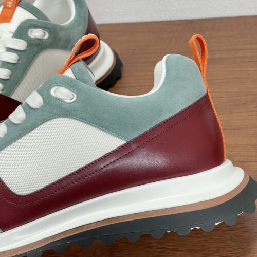 Hermes Le Sneakers White/Blue Men’s Shoes - Image 3