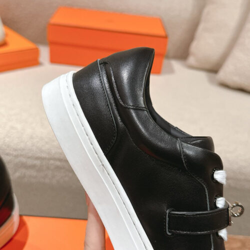Hermes Men's Black Casual Shoes - Image 3