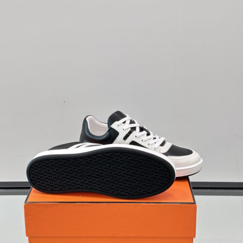 Hermes Join Black/White Men's Casual Shoes - Image 7