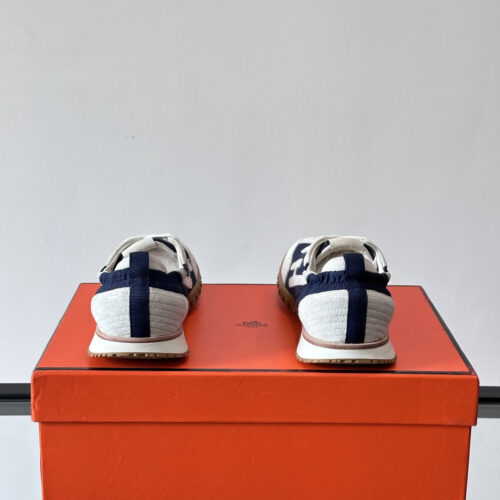 Hermes Jet White/Blue Sneakers for Men’s Women’s Shoes - Image 4