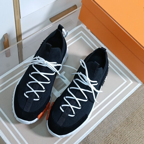HERMES BOUNCING SNEAKER GRIS OSMIUM Men's Women's Shoes - Image 9