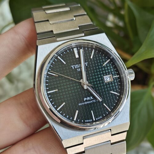 TISSOT PRX POWERMATIC 80 SS 40 MM BLACK DIAL AUTOMATIC WATCH T137.407.11.051.00- - Image 7
