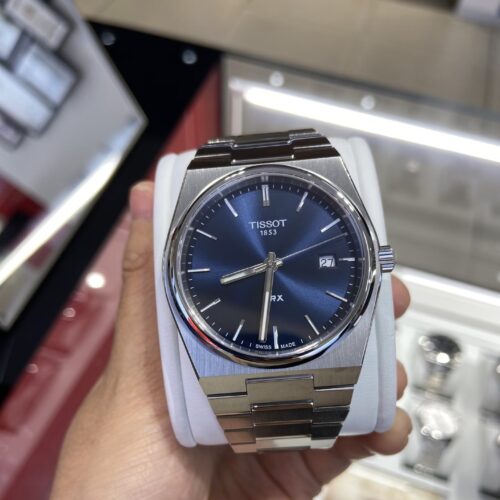 Tissot Classic PRX/316L Blue Stainless Steel Watch T137.410.11.041.00 (40mm) - Image 3