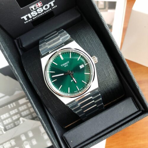 Tissot PRX 35mm Green Dial Quartz Stainless Steel Watch T137.210.11.081.00 - Image 3