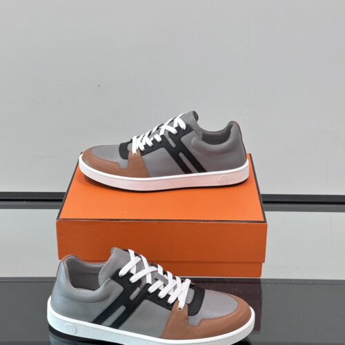 Hermes Join Light Gray Men's Casual Shoes - Image 4