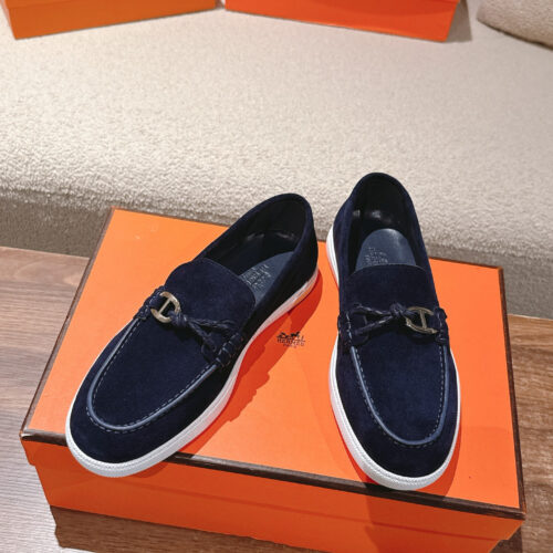 Hermes Lgnacio Men's Women's Blue Casual Shoes - Image 9