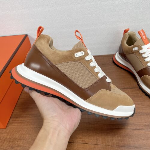 Hermes Le Sneakers Brown Men’s Shoes - Image 7