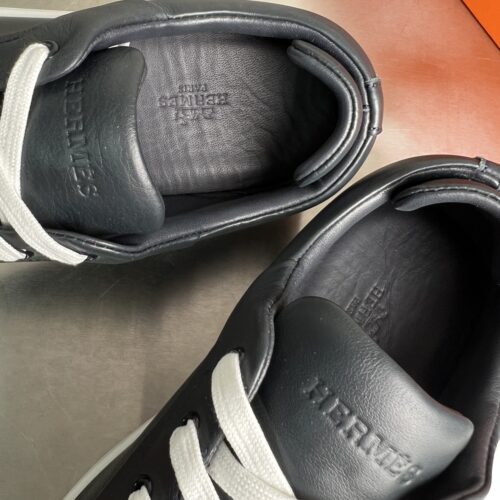 Hermes Kiddy Men's Black Casual Shoes - Image 6