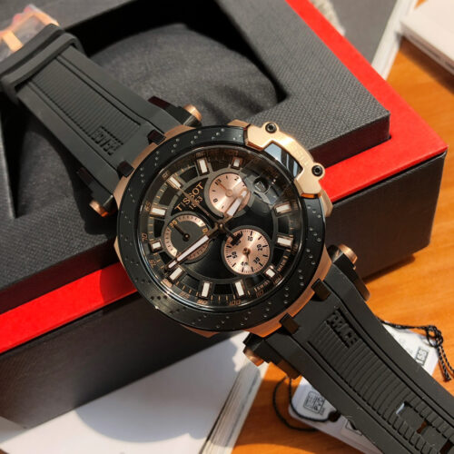 TISSOT T-RACE T1154172705100 Gold DIAL 43mm SAPPHIRE CRYSTAL WATCH - Image 3