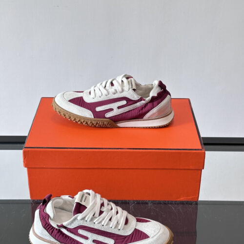 Hermes Jet Sneakers for White/Red Men’s Women’s Shoes - Image 7