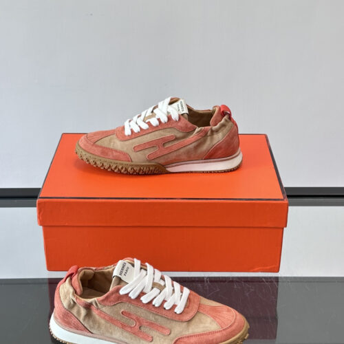 Hermes Jet Sneakers for Light Orange Men’s Women’s Shoes - Image 8