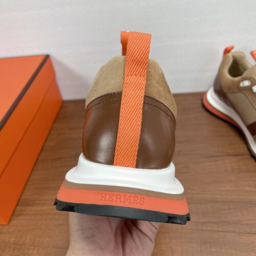 Hermes Le Sneakers Brown Men’s Shoes - Image 6