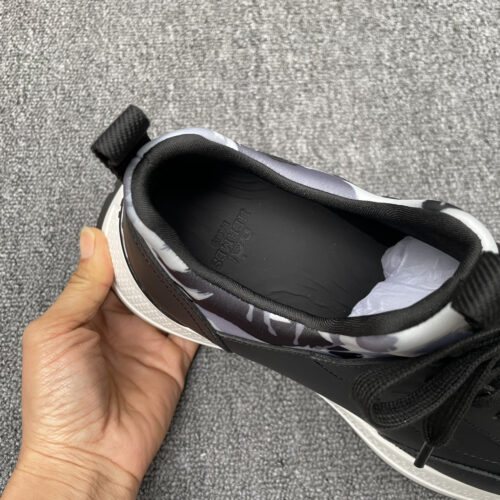 Hermes Men's Black/White Athletic Shoes - Image 6