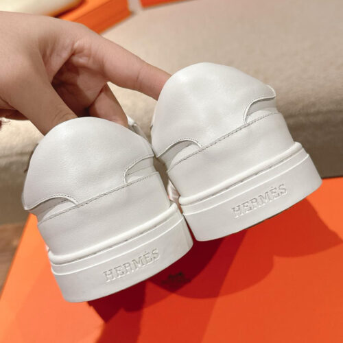 Hermes Men's White Casual Shoes - Image 5