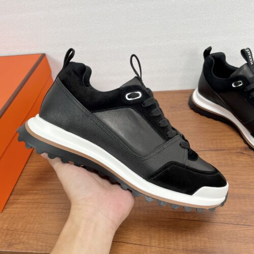 Hermes Le Sneakers Black Men’s Shoes - Image 7