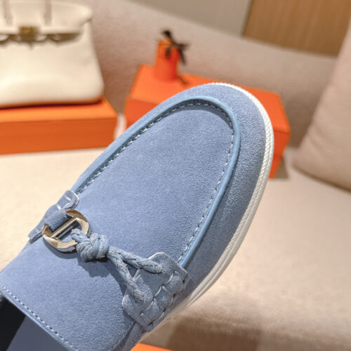 Hermes Lgnacio Men's Women's Light Blue Casual Shoes - Image 3