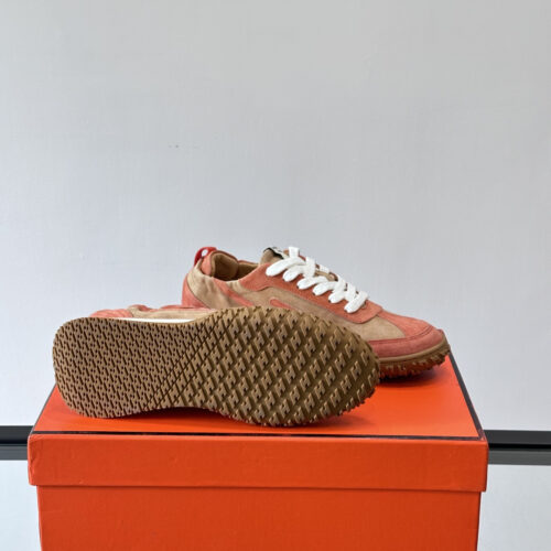 Hermes Jet Sneakers for Light Orange Men’s Women’s Shoes - Image 3