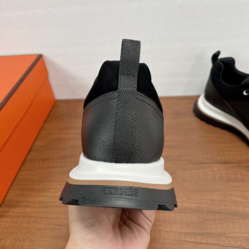 Hermes Le Sneakers Black Men’s Shoes - Image 6