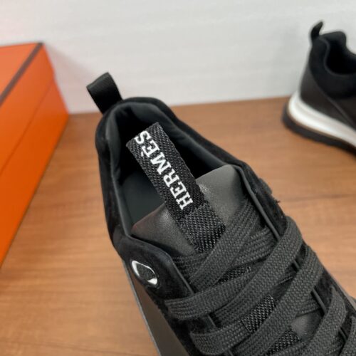 Hermes Le Sneakers Black Men’s Shoes - Image 5