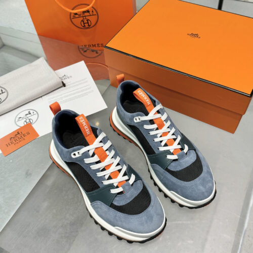 Hermes  Men's Sneakers Shoes - Image 8