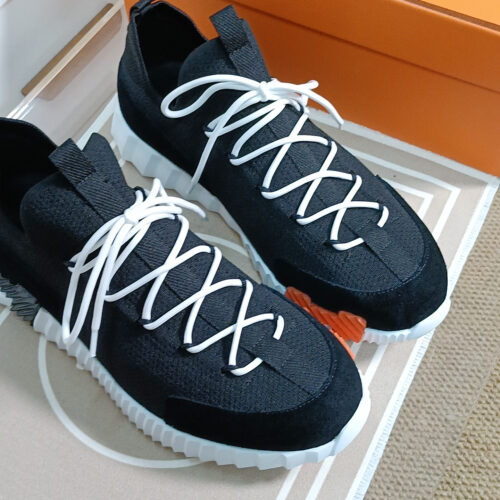 HERMES BOUNCING SNEAKER GRIS OSMIUM Men's Women's Shoes - Image 8