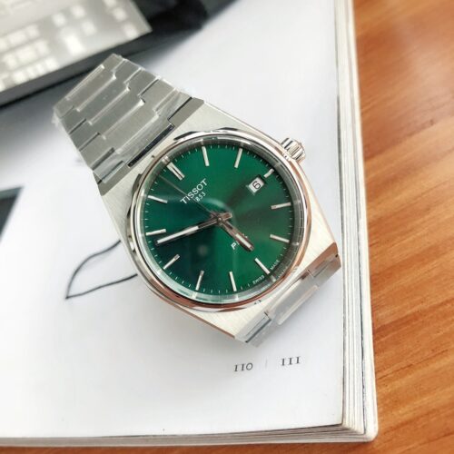 Tissot PRX 35mm Green Dial Quartz Stainless Steel Watch T137.210.11.081.00 - Image 4