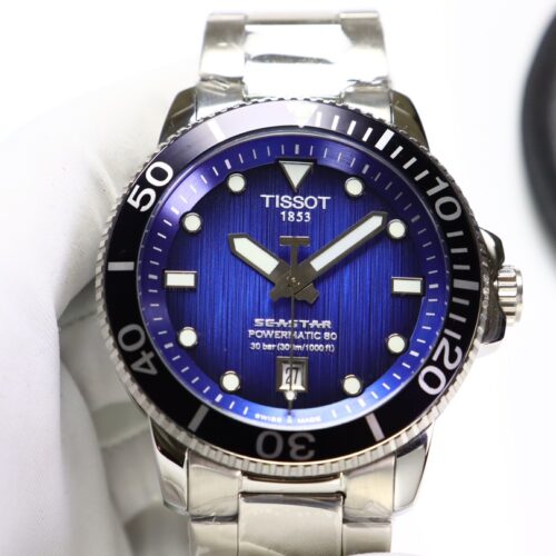 Tissot Seastar 1000 Blue Dial Steel 42mm Men's Watch - Image 4