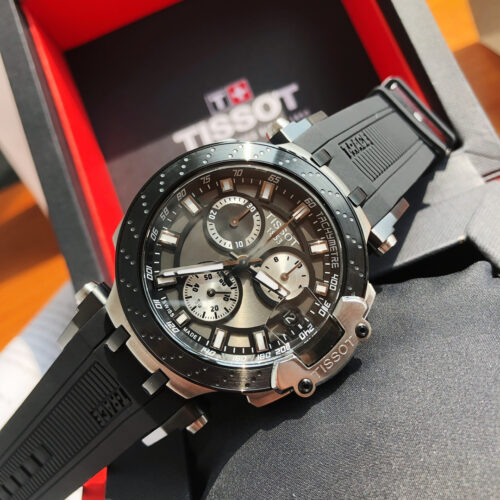 TISSOT T-RACE T1154172705100 BLACK DIAL 43mm SAPPHIRE CRYSTAL WATCH - Image 8