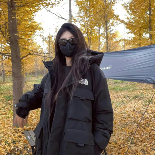 The North Face Men’s Hooded Parka Jacket Coat Black - Image 3