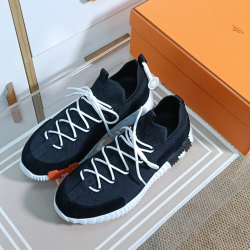 HERMES BOUNCING SNEAKER GRIS OSMIUM Men's Women's Shoes - Image 7