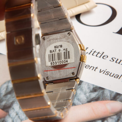 Omega 27mm yellow gold dial women's quartz watch 123.15.27.60.55.004 - Image 5