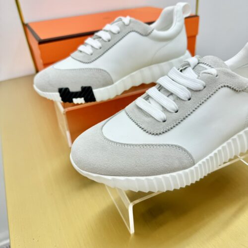 HERMES H BOUNCING LEATHER SNEAKER SHOES LOAFERS SLIPPER Men's Women's Shoes - Image 5