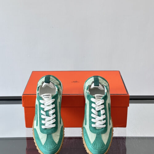 Hermes Jet Sneakers for Light Gray/Powder Blue Men’s Women’s Shoes - Image 5