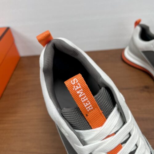 Hermes Le Sneakers White/Gray Men’s Shoes - Image 5