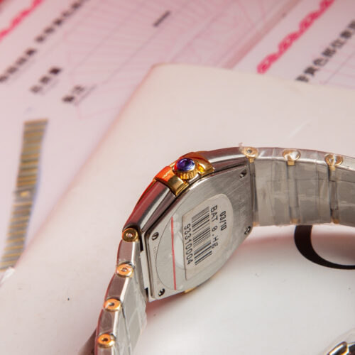 Omega 27mm yellow gold dial women's quartz watch 123.15.27.60.55.004 - Image 4