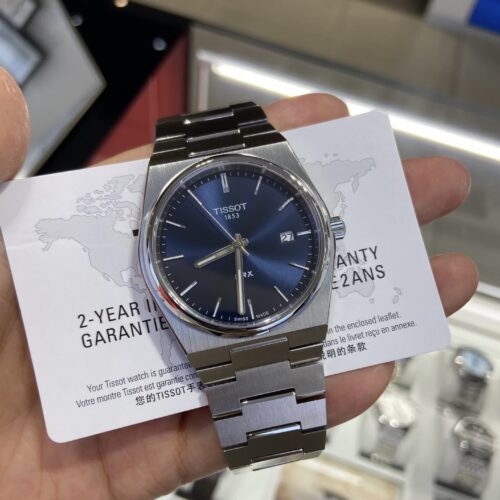 Tissot Classic PRX/316L Blue Stainless Steel Watch T137.410.11.041.00 (40mm) - Image 6