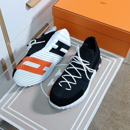 HERMES BOUNCING SNEAKER GRIS OSMIUM Men's Women's Shoes - Image 5