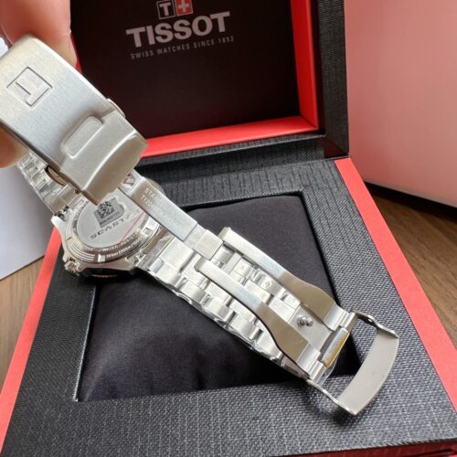 TISSOT SEASTAR 1000 MENS WATCH Automatic mechanical STEEL TWO TONE STRAP BLACK DIAL T120.210.21.051.00 - Image 6