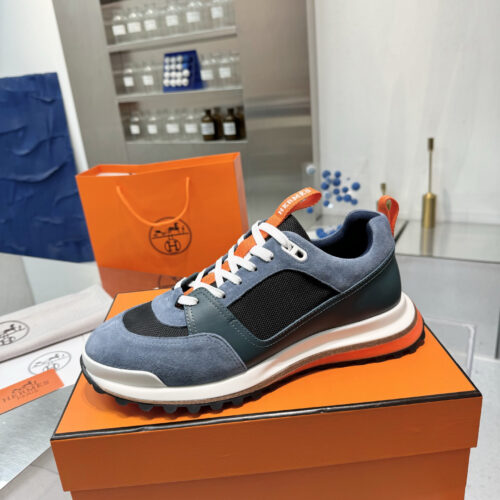 Hermes  Men's Sneakers Shoes - Image 4