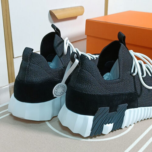 HERMES BOUNCING SNEAKER GRIS OSMIUM Men's Women's Shoes - Image 4