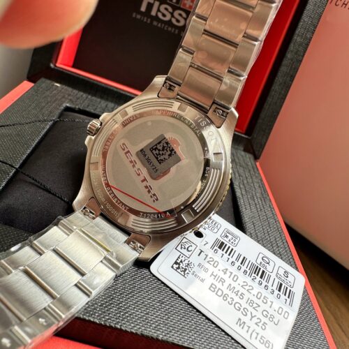 TISSOT SEASTAR 1000 MENS WATCH Automatic mechanical STEEL TWO TONE STRAP BLACK DIAL T120.210.21.051.00 - Image 7