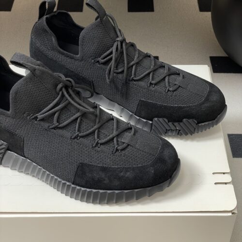 HERMES LIFT Men’s Women’s SNEAKER Shoes Black NEW BOXED - Image 9