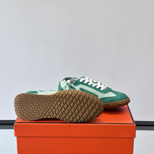 Hermes Jet Sneakers for Light Gray/Powder Blue Men’s Women’s Shoes - Image 3