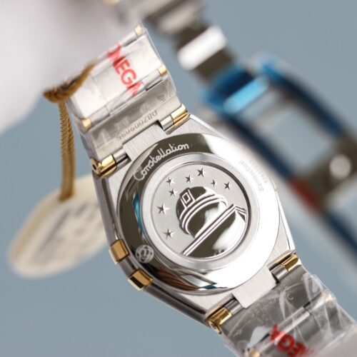 Omega 28mm yellow gold dial women's quartz watch 131.25.28.60.58.001 - Image 3