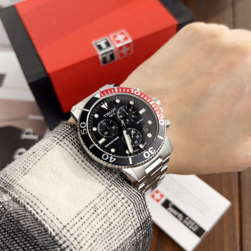 Tissot T-Sport Seastar 1000 Chronograph Diver's Men's Watch T120.417.11.051.01 - Image 4